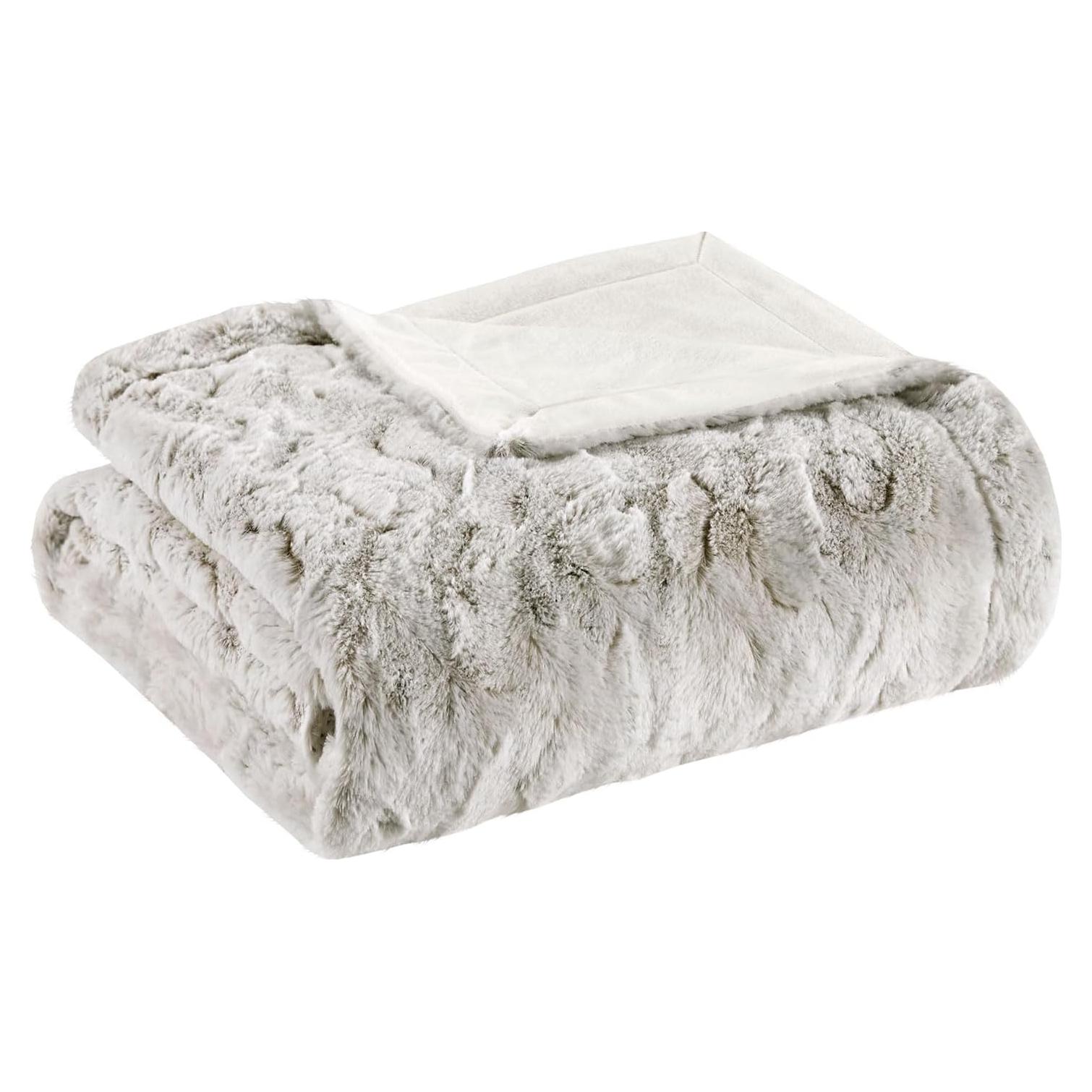 Manta Reversible de Piel Sintética Madison Park Zuri 127x152 cm