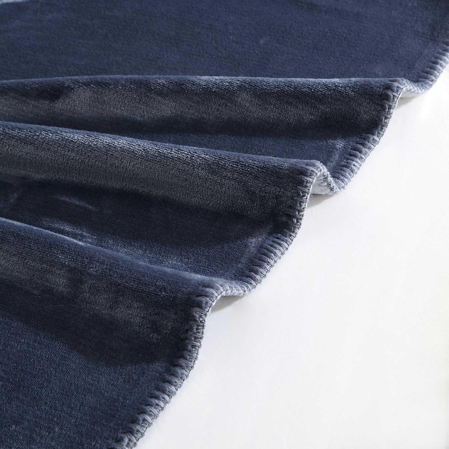 Manta de lanzamiento Calvin Klein 127x178 cm azul reversible