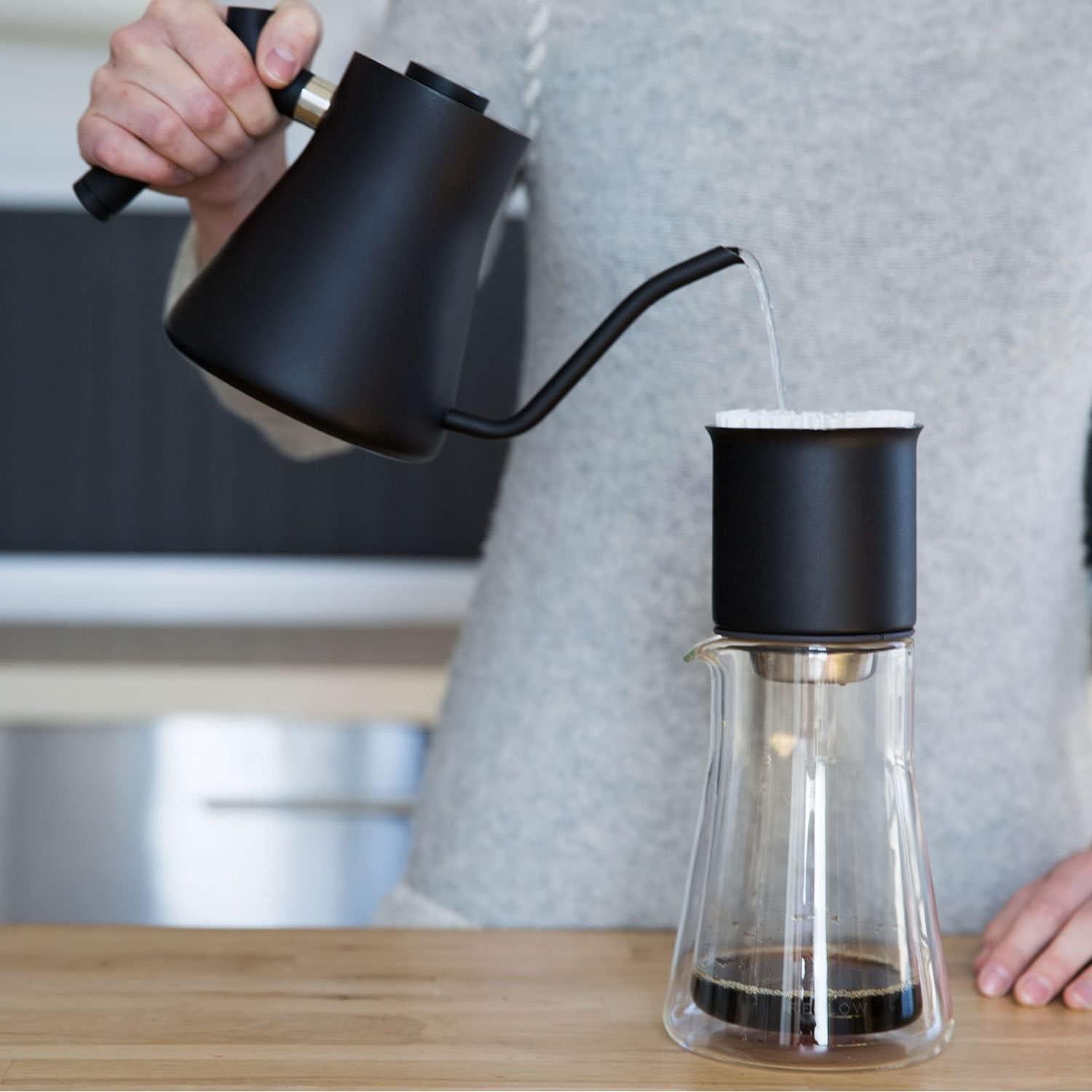 Jarra de Café Doble Pared Fellow Stagg 600 ml Vidrio Borosilicato