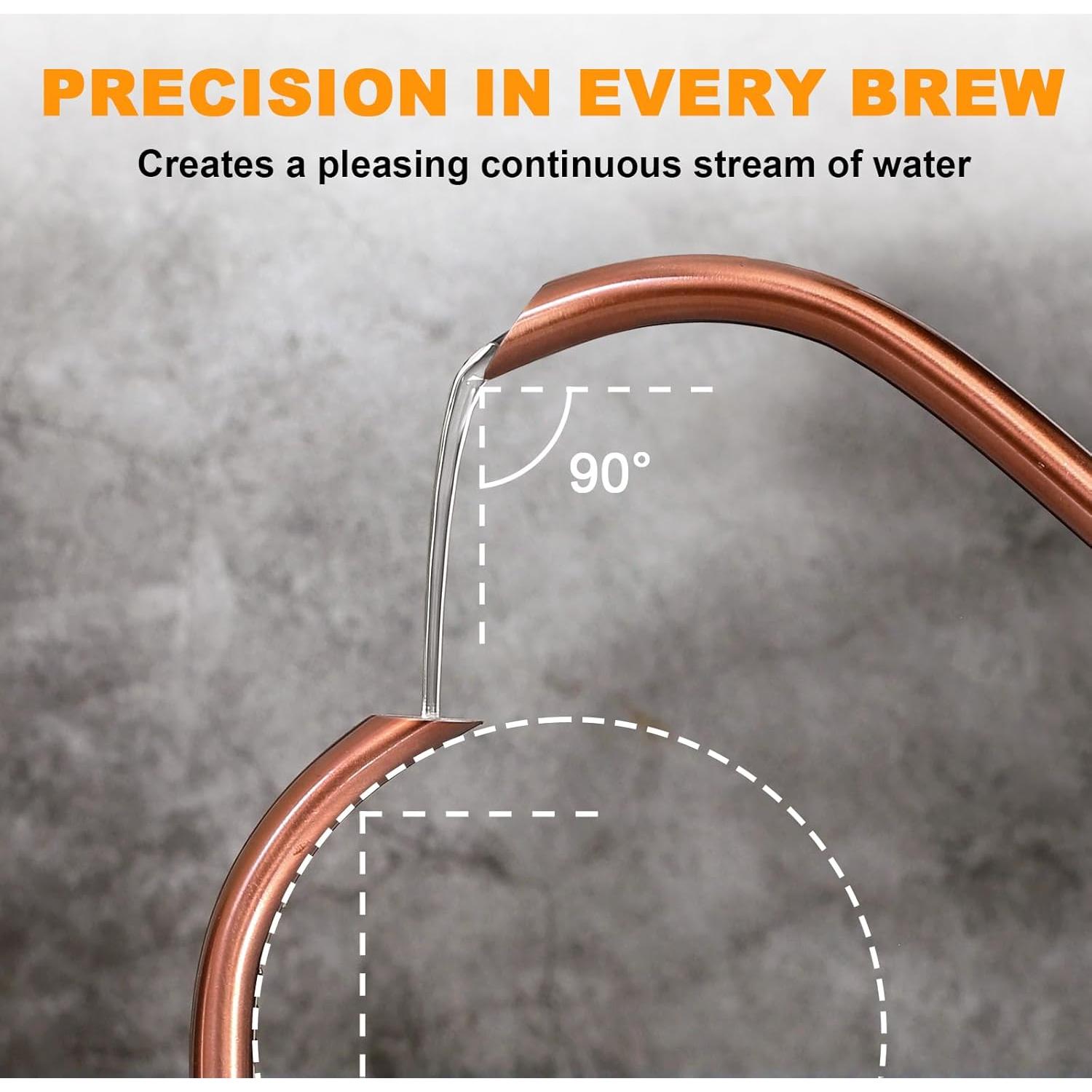 Hervidor Eléctrico Nueve&Five EK9502C de Cuello de Ganso 1L