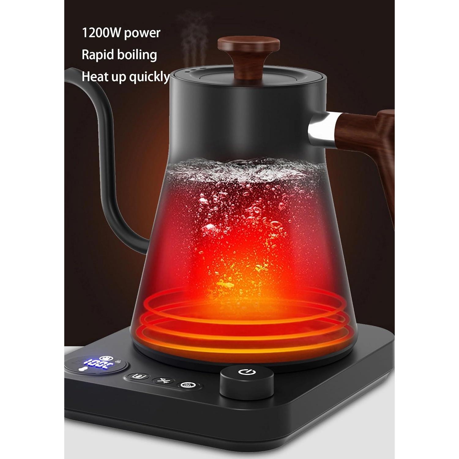 Hervidor Eléctrico Pugot Cuello de Ganso 1.2L Control Temperatura