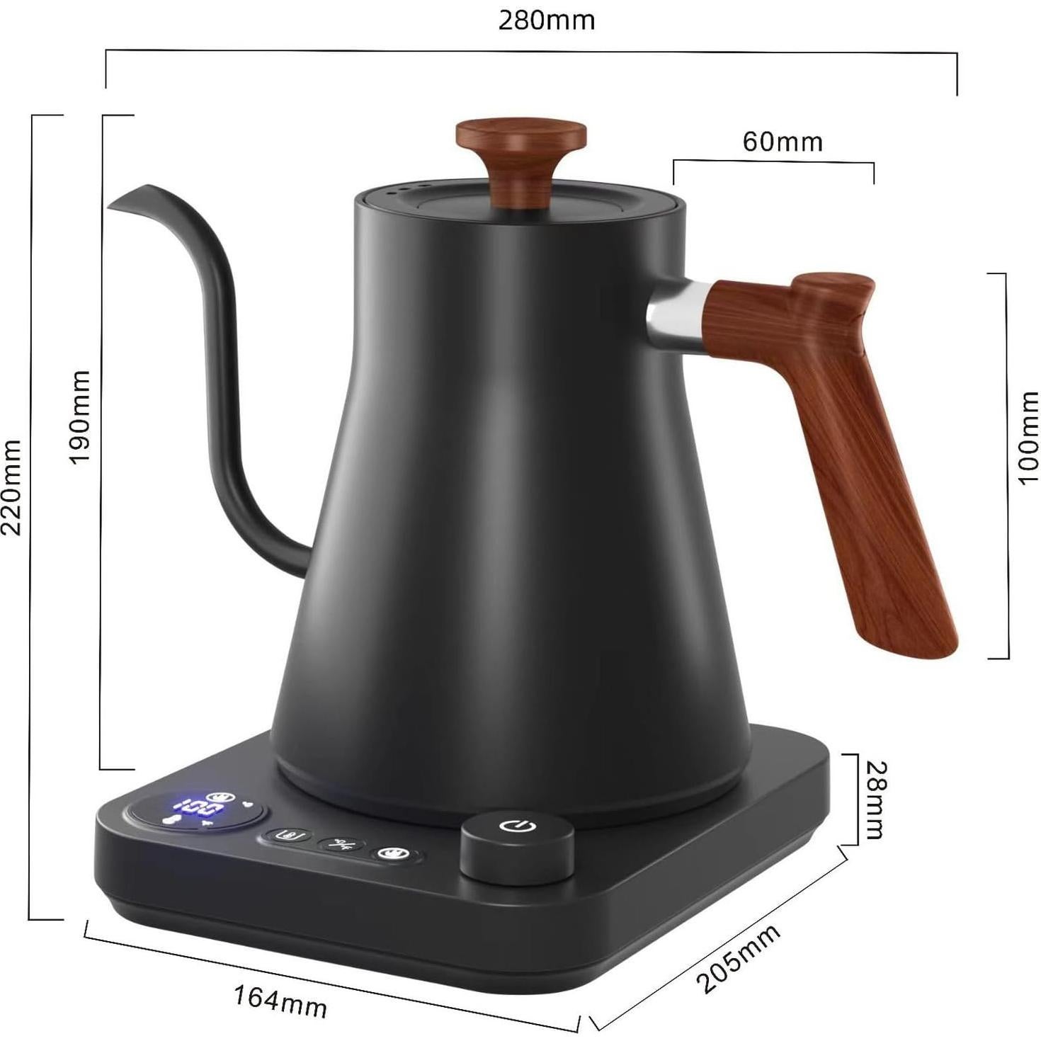 Hervidor Eléctrico Pugot Cuello de Ganso 1.2L Control Temperatura