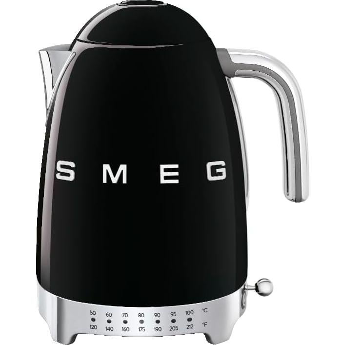 Hervidor Eléctrico SMEG KLF04 - 7 Tazas, Acero Inoxidable, 1400W