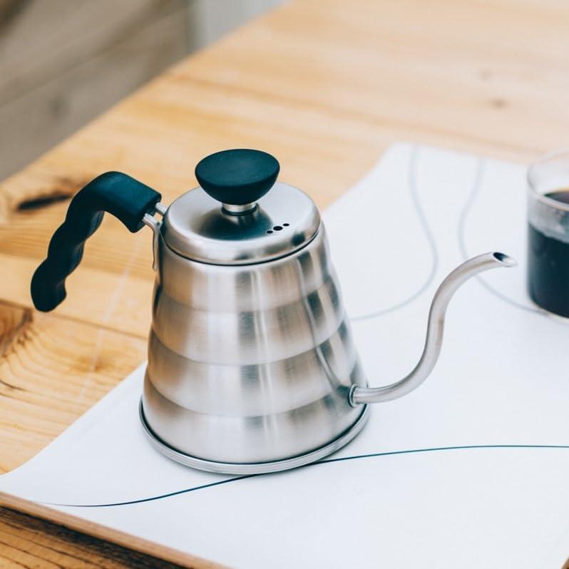 Tetera de Goteo Hario V60 Buono 700ml Acero Inoxidable Plata