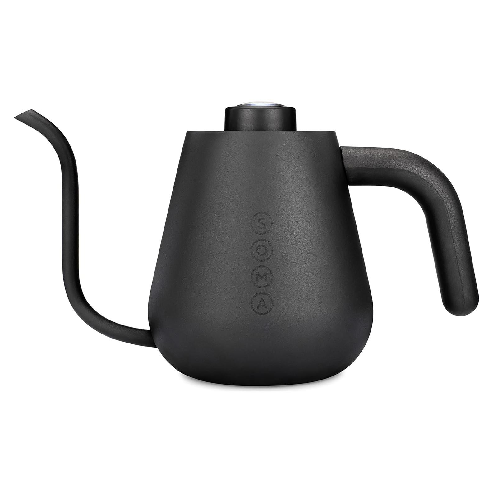 Hervidor de café y té Soma de acero inoxidable 1L negro