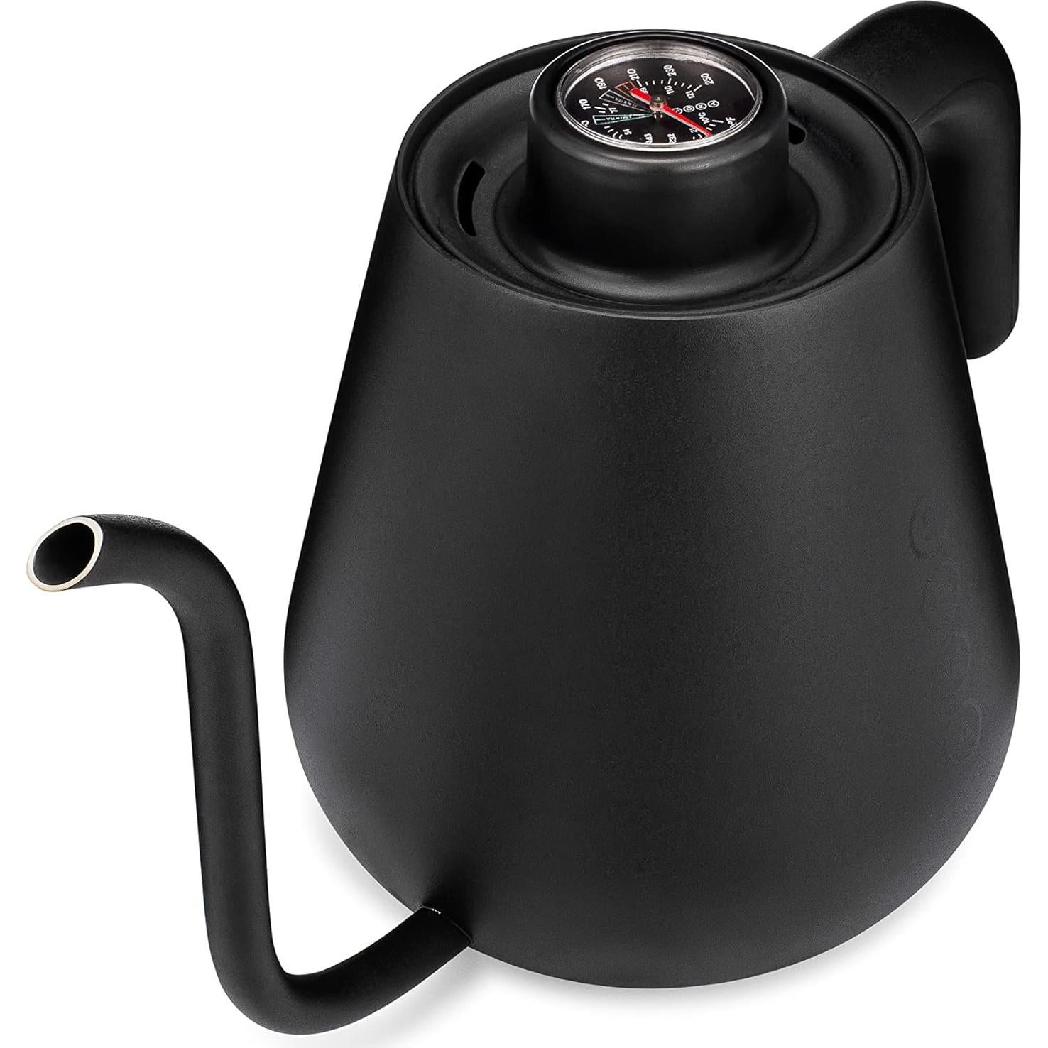 Hervidor de café y té Soma de acero inoxidable 1L negro