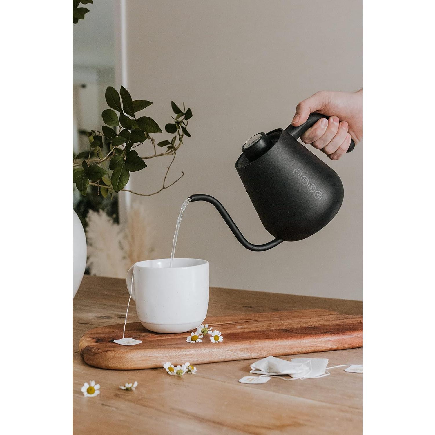 Hervidor de café y té Soma de acero inoxidable 1L negro