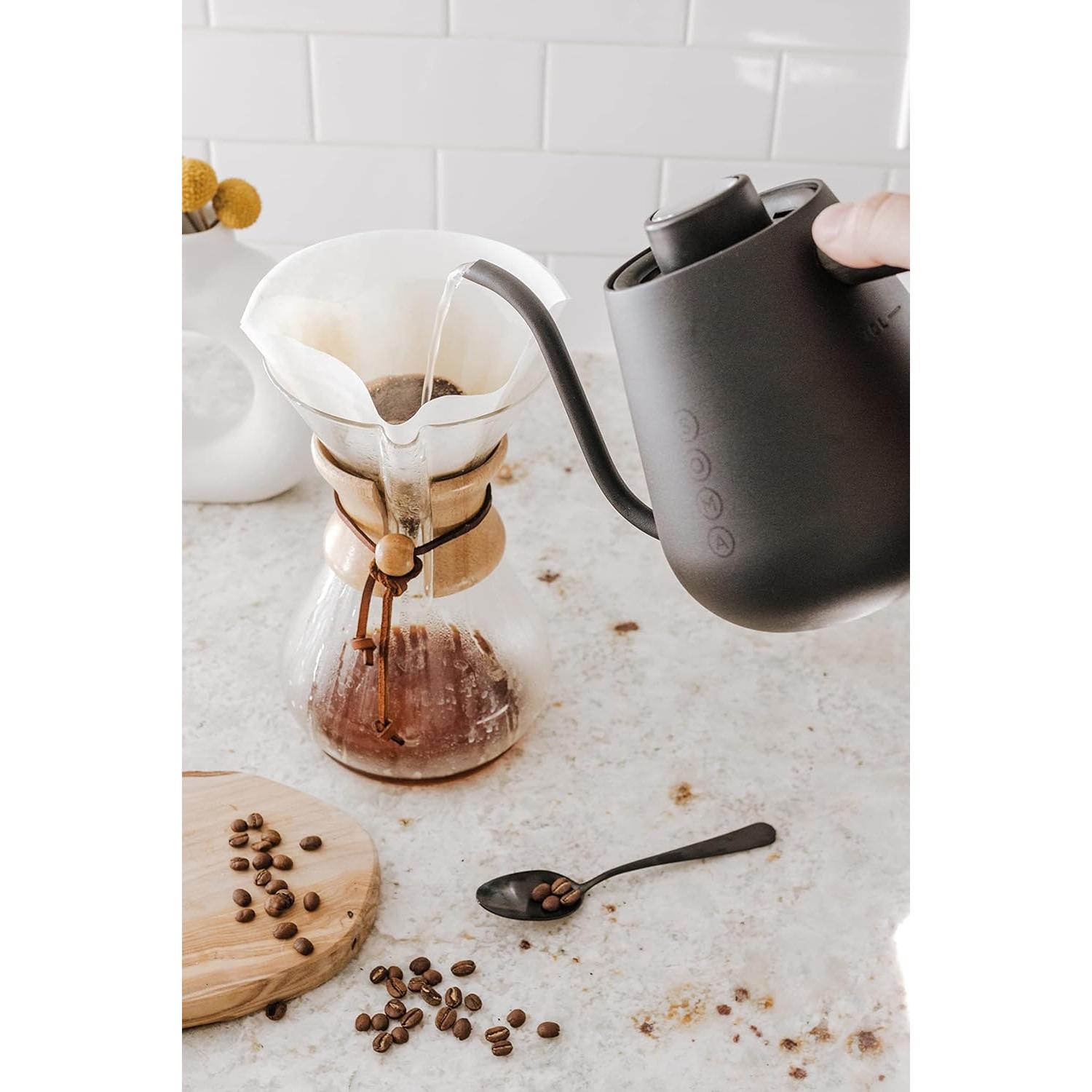 Hervidor de café y té Soma de acero inoxidable 1L negro