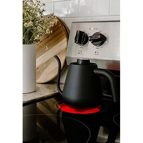 Hervidor de café y té Soma de acero inoxidable 1L negro