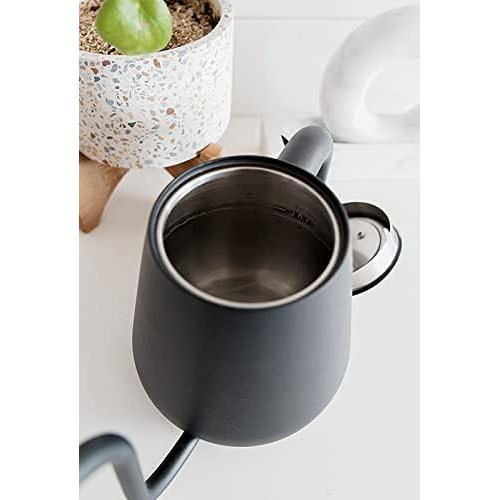 Hervidor de café y té Soma de acero inoxidable 1L negro