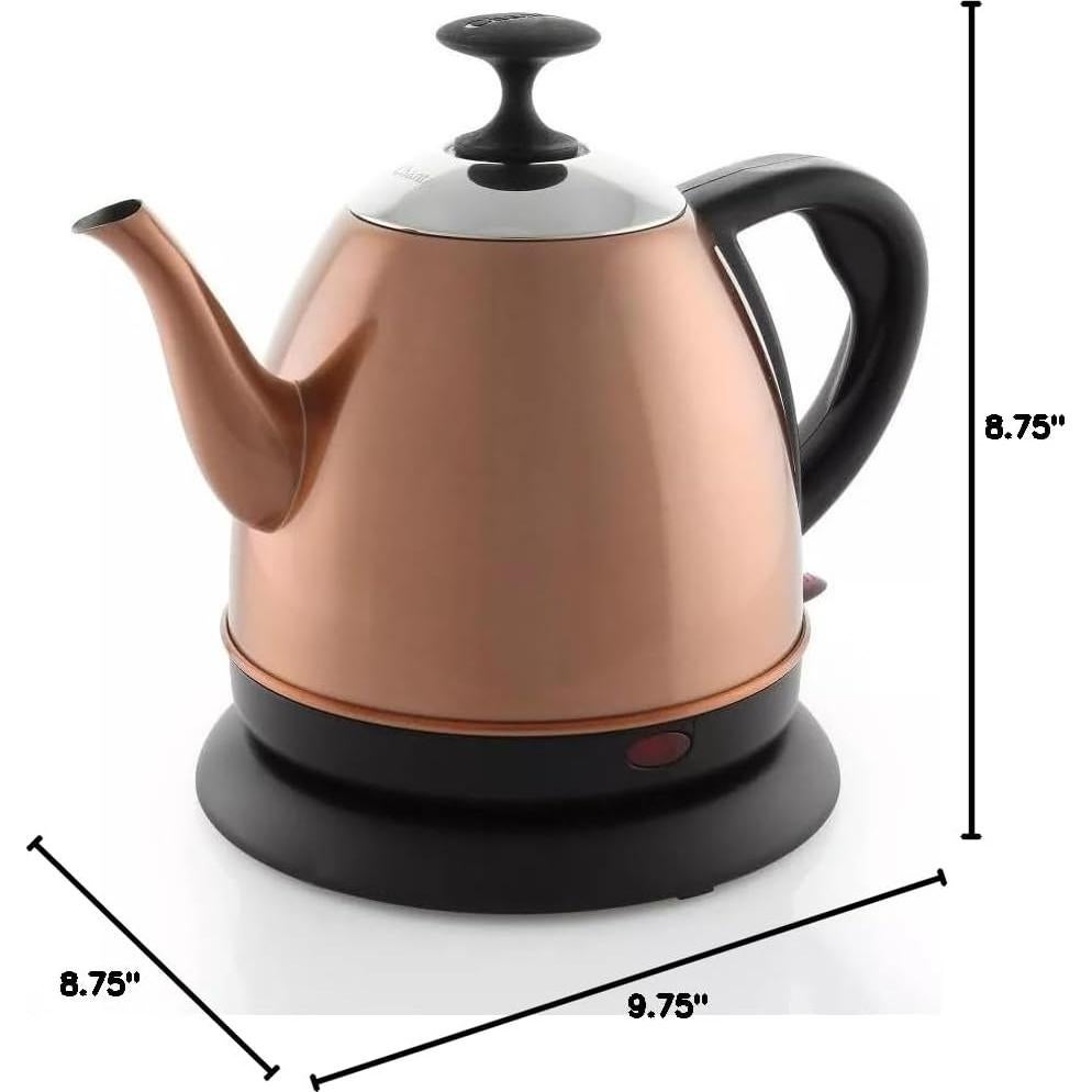 Hervidor Eléctrico Chantal Royale 0.95L Acero Inoxidable Cobre