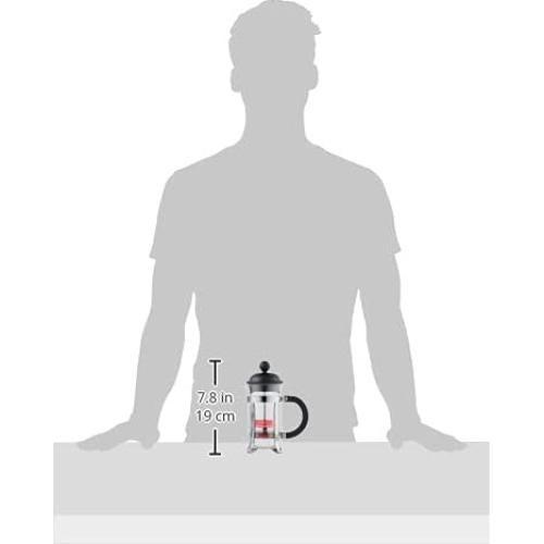 Cafetera de Émbolo Bodum Caffettiera 0.35L Acero y Plástico