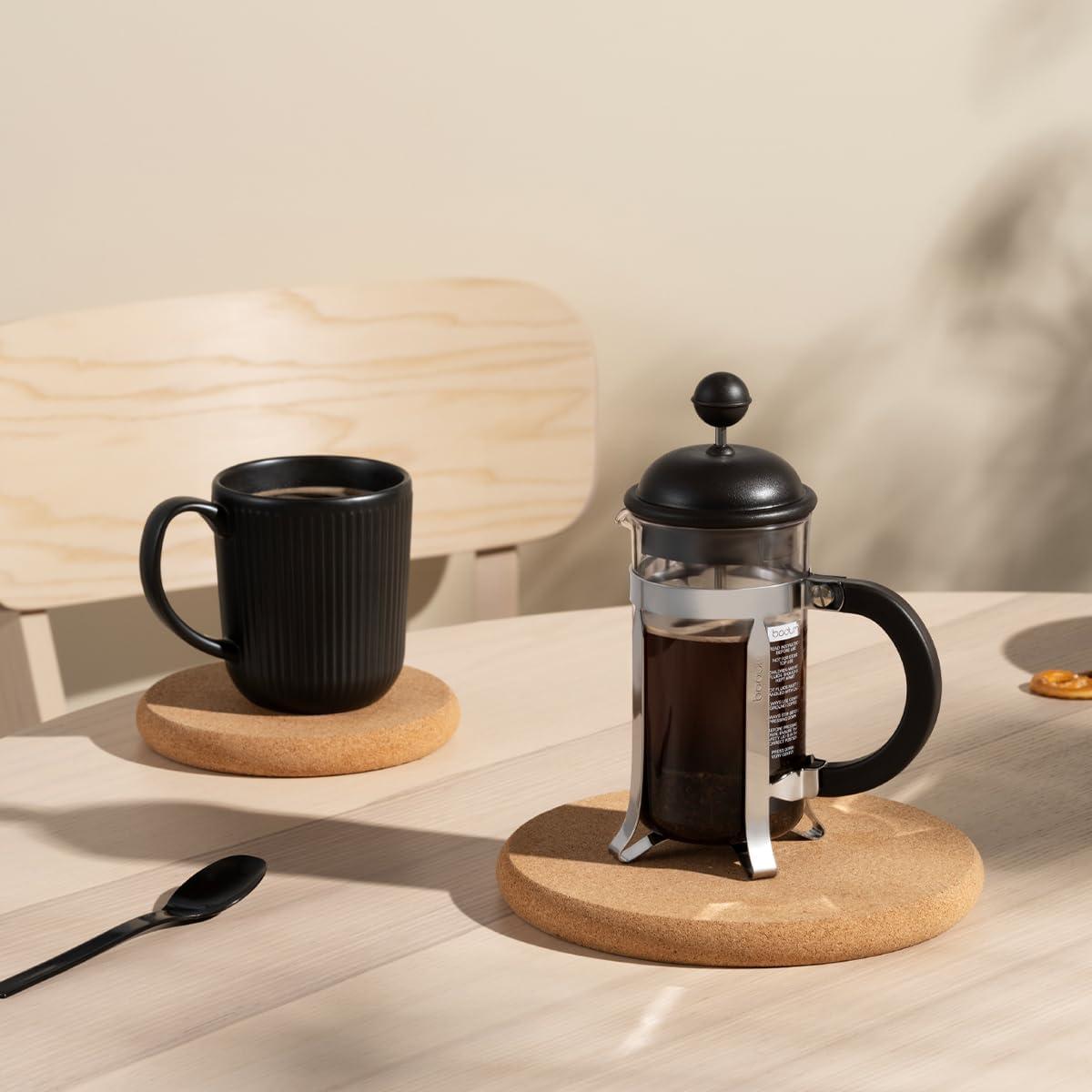 Cafetera de Émbolo Bodum Caffettiera 0.35L Acero y Plástico