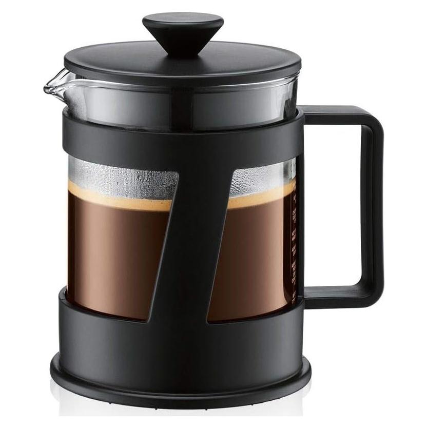 Cafetera de Émbolo Bodum Crema 4 Tazas 500 ml Negra