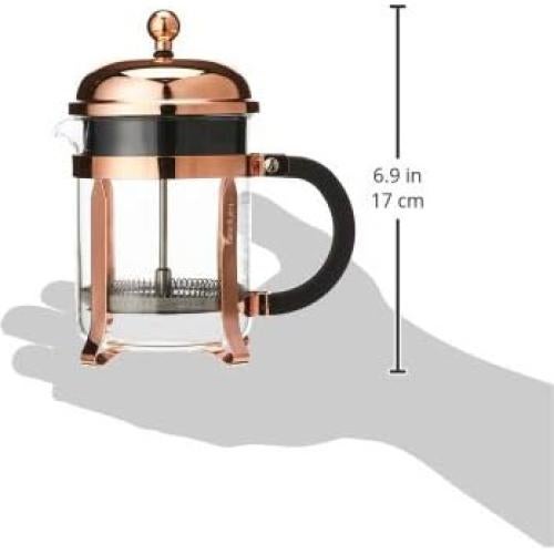 Cafetera Prensa Francesa Bodum Chambord 4 Tazas Cobre 0.5L