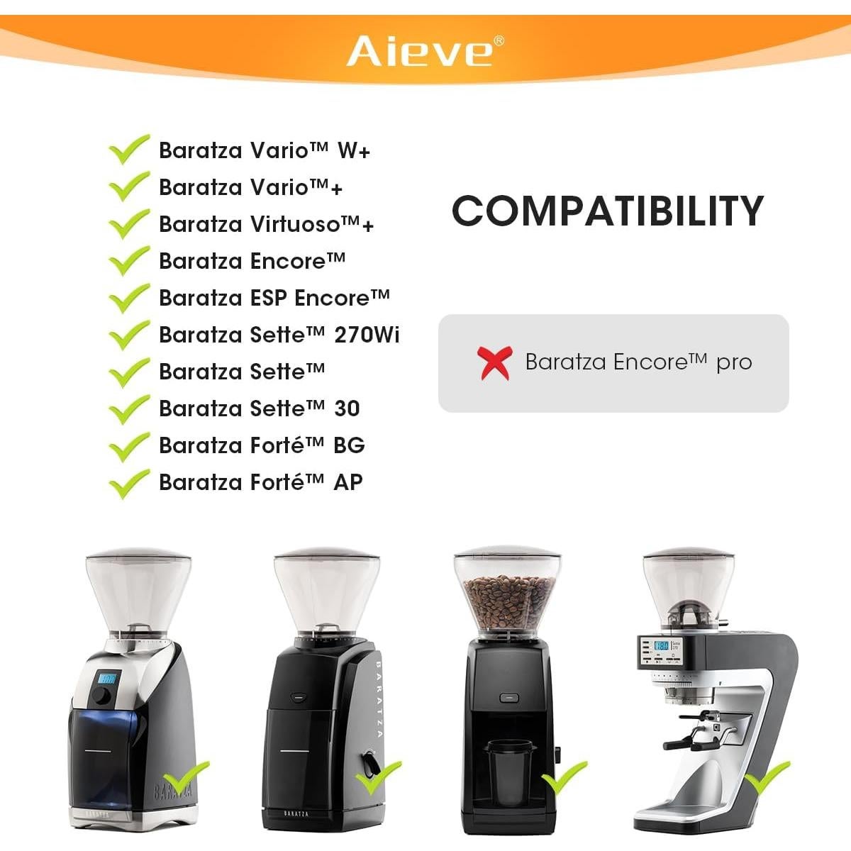 Campana de Silicona AIEVE para Molinillo Baratza Encore 150g