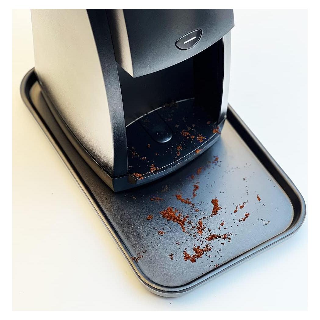 Bandeja para Molinillo de Café QHAND Negra - Recoge Posos