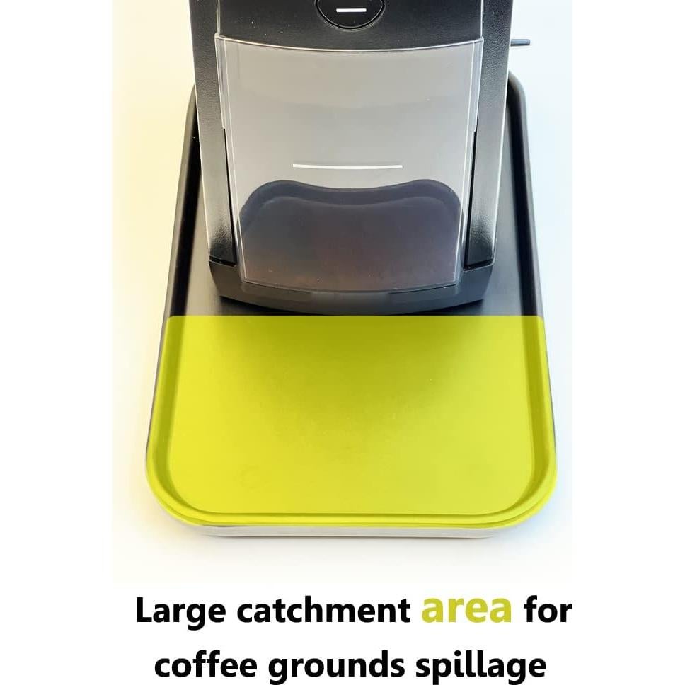 Bandeja para Molinillo de Café QHAND Negra - Recoge Posos