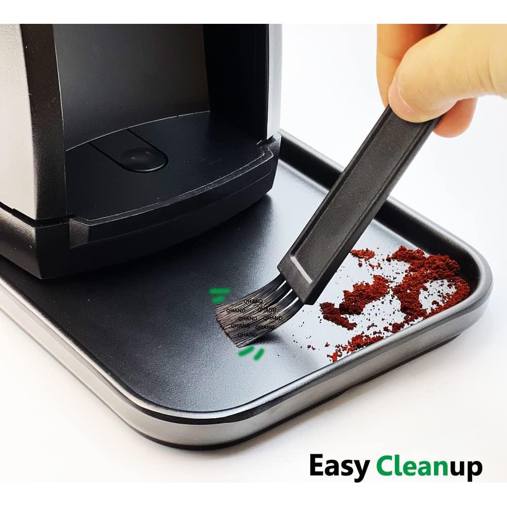 Bandeja para Molinillo de Café QHAND Negra - Recoge Posos