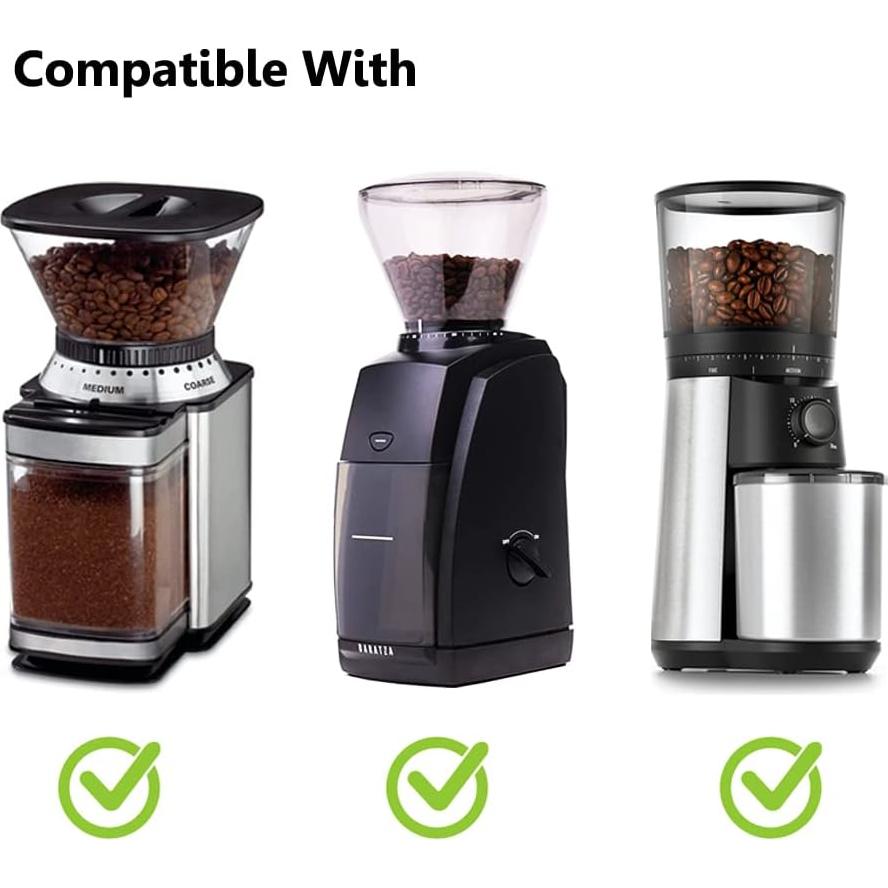 Bandeja para Molinillo de Café QHAND Negra - Recoge Posos