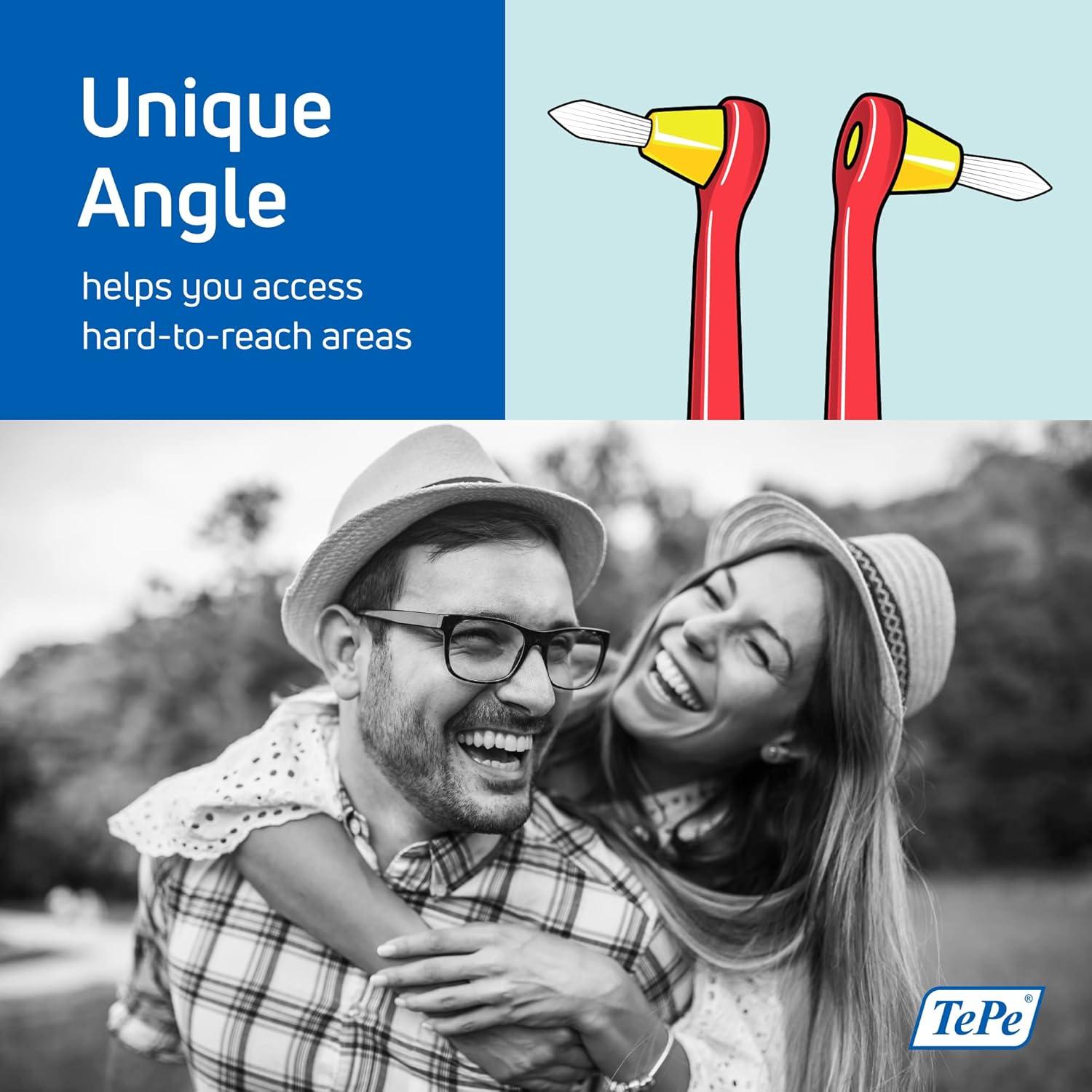 Cepillo Interdental TePe Interspace Angled Soft para Brackets - Paquete de 12