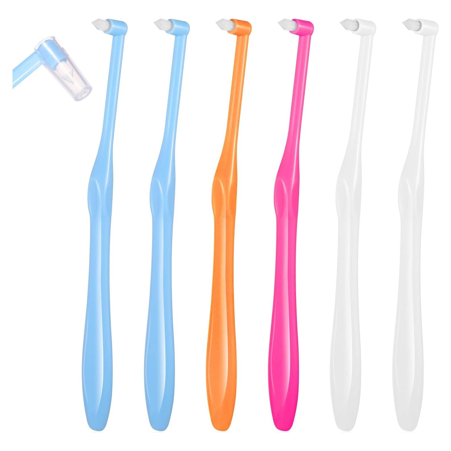 Set de 6 Cepillos de Dientes Suaves Bruislard para Limpieza Detallada