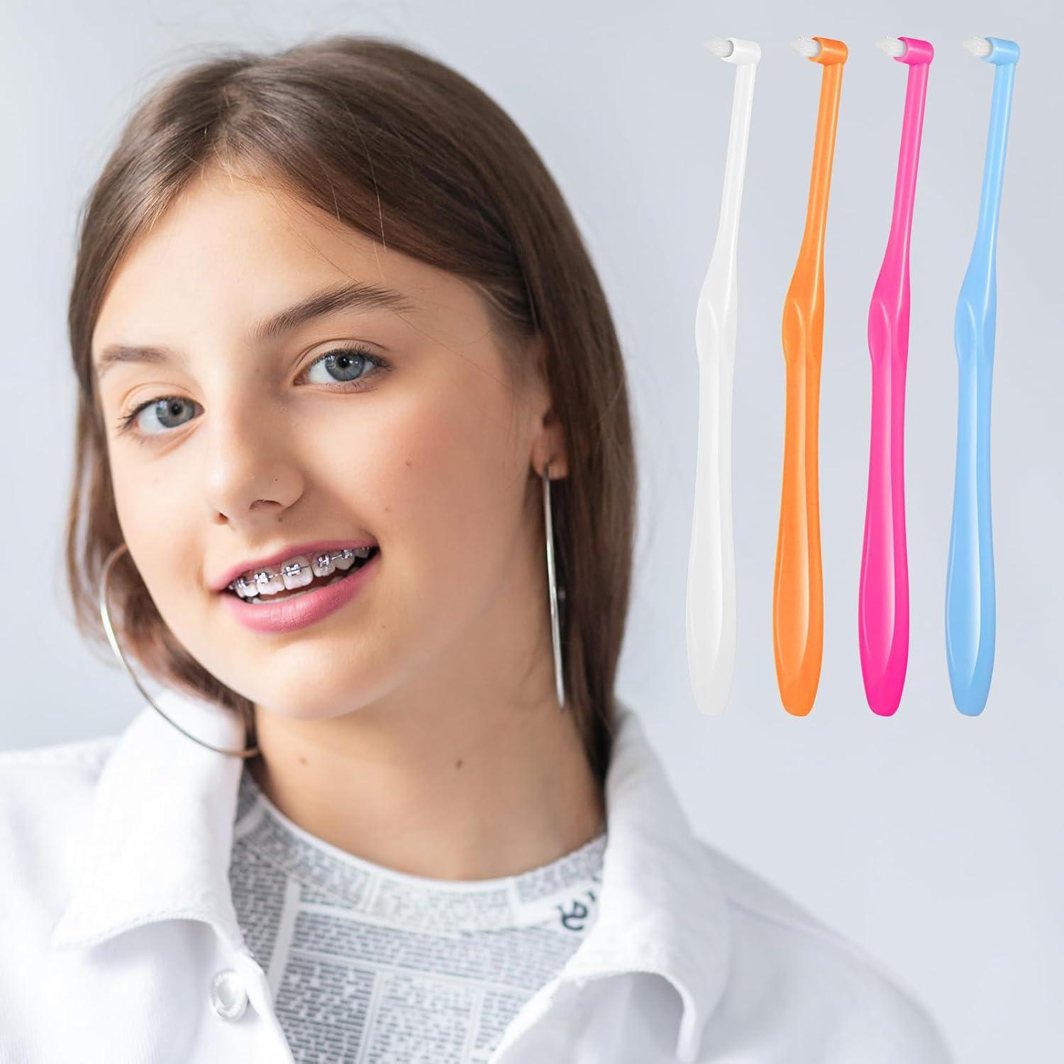 Set de 6 Cepillos de Dientes Suaves Bruislard para Limpieza Detallada