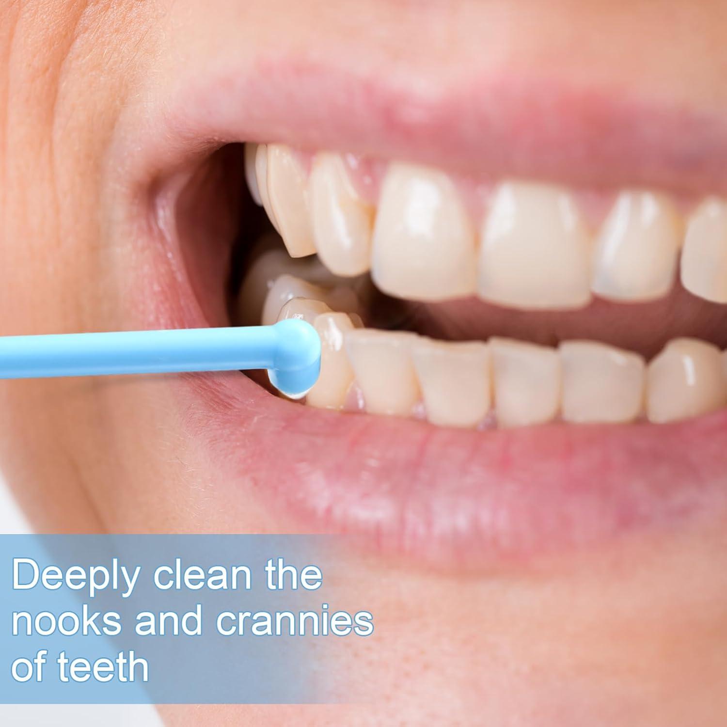 48 Cepillos de Dientes con Punta Final Qinyoung - Limpieza Detallada