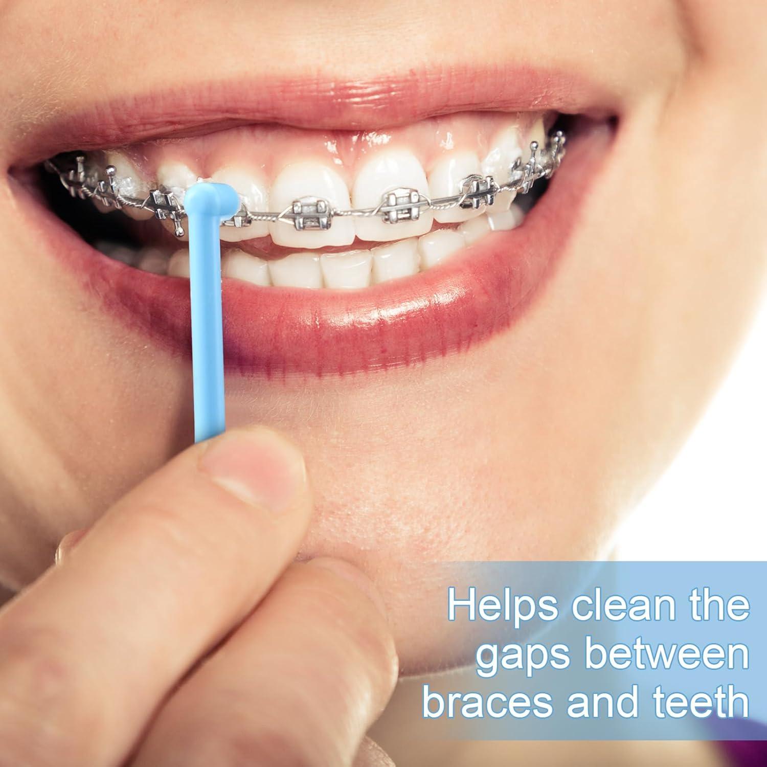 48 Cepillos de Dientes con Punta Final Qinyoung - Limpieza Detallada