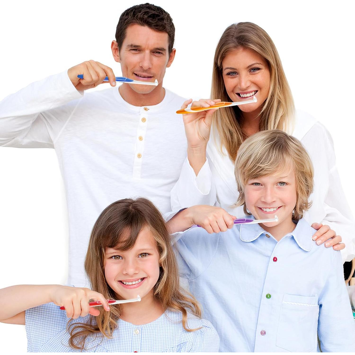 Cepillos de Dientes Interespaciales Ouligay 5 Piezas Ergonomicos