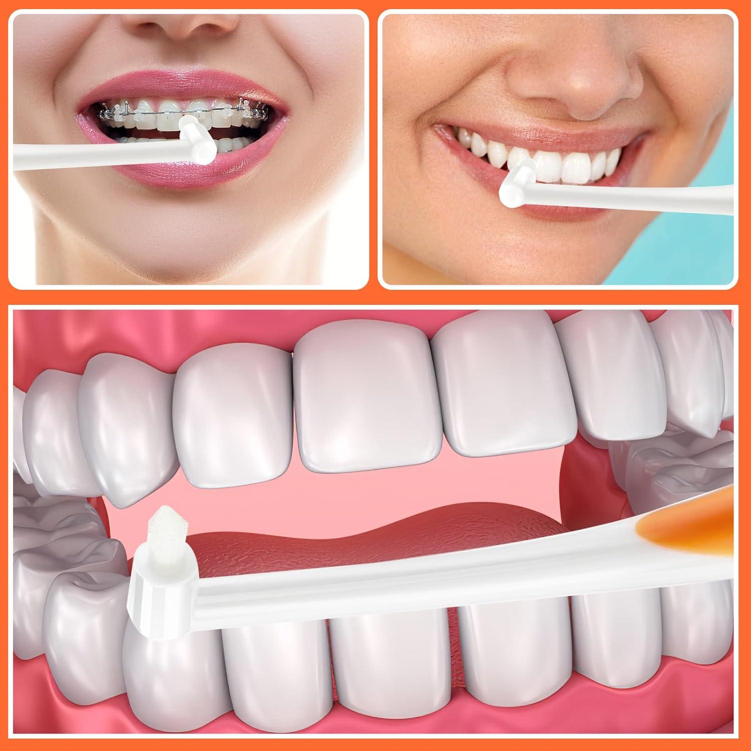 Cepillos de Dientes Interespaciales Ouligay 5 Piezas Ergonomicos