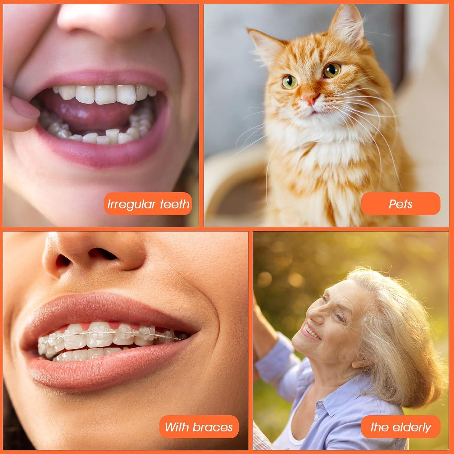 Cepillos de Dientes Interespaciales Ouligay 5 Piezas Ergonomicos