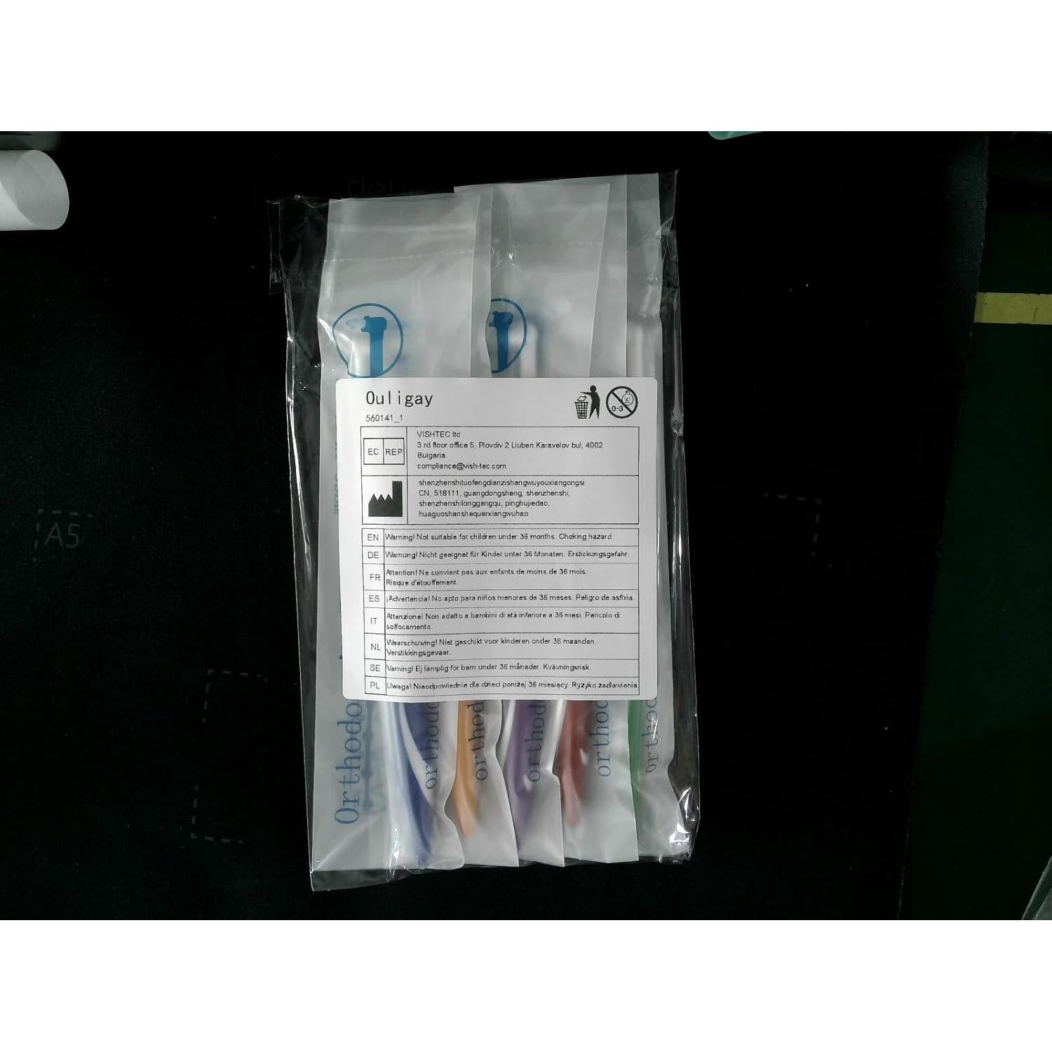 Cepillos de Dientes Interespaciales Ouligay 5 Piezas Ergonomicos