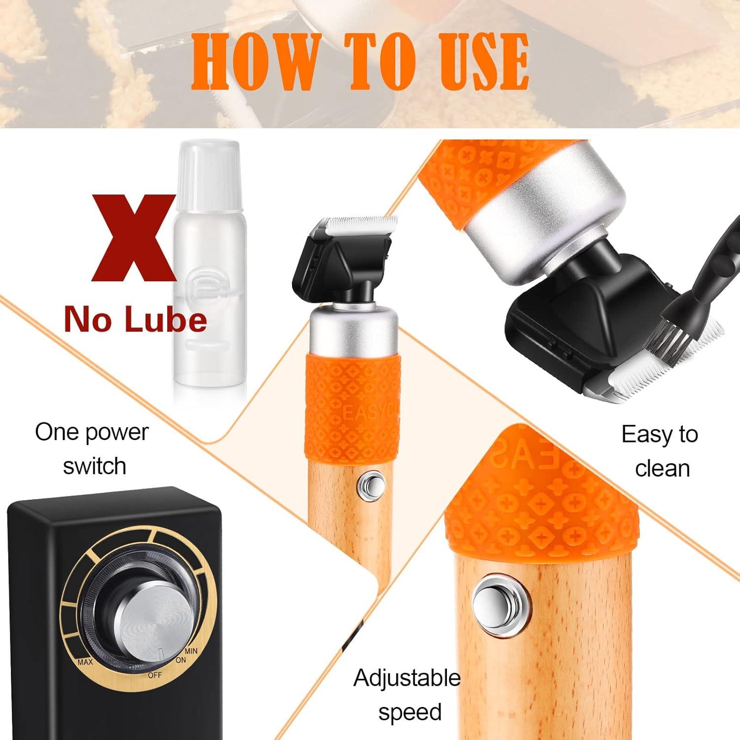 Recortadora de Alfombra Eléctrica Landhoow 200W Ajustable