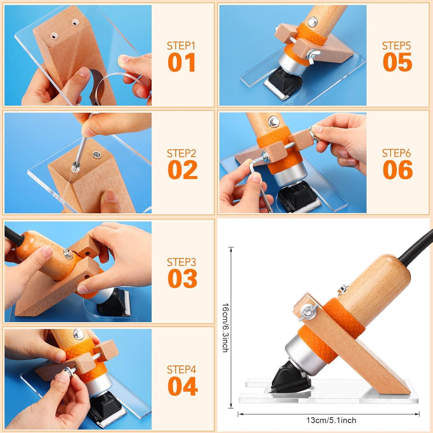 Recortadora de Alfombra Eléctrica Landhoow 200W Ajustable