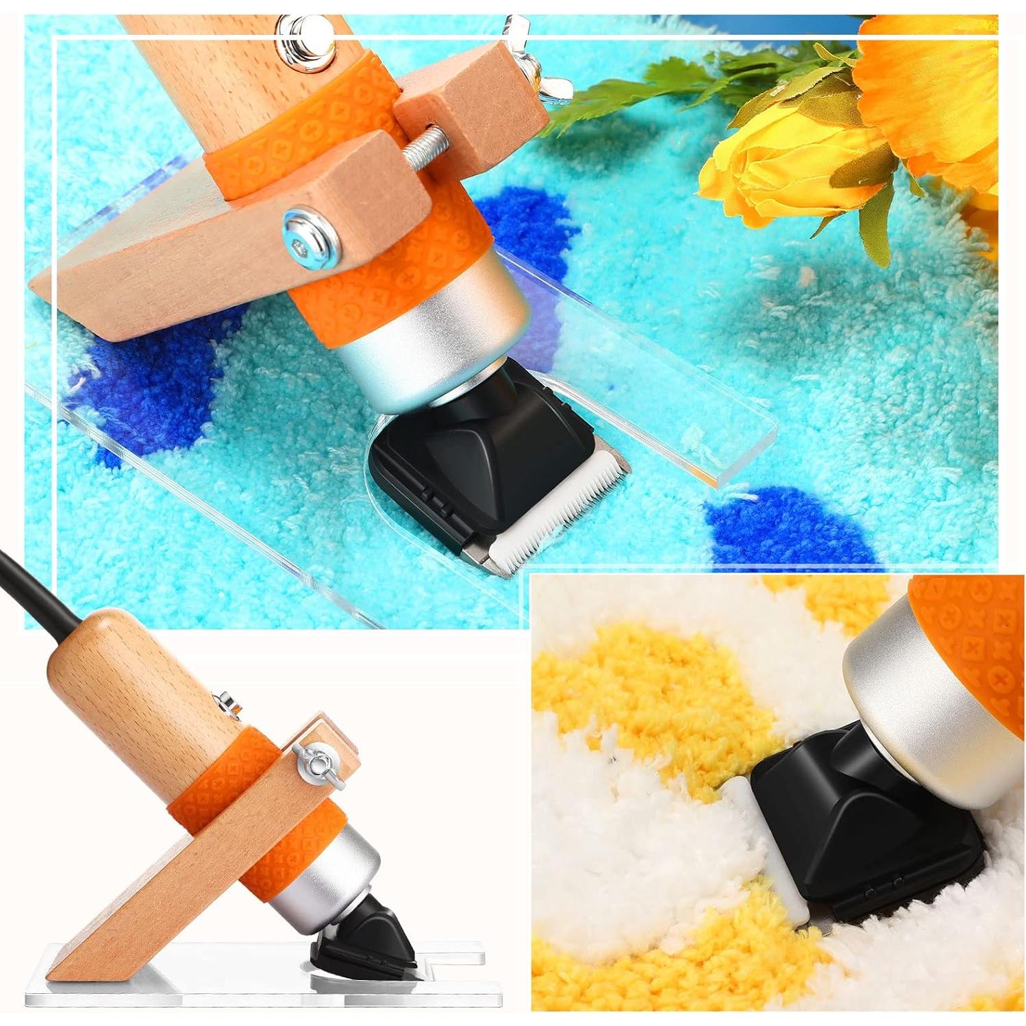 Recortadora de Alfombra Eléctrica Landhoow 200W Ajustable