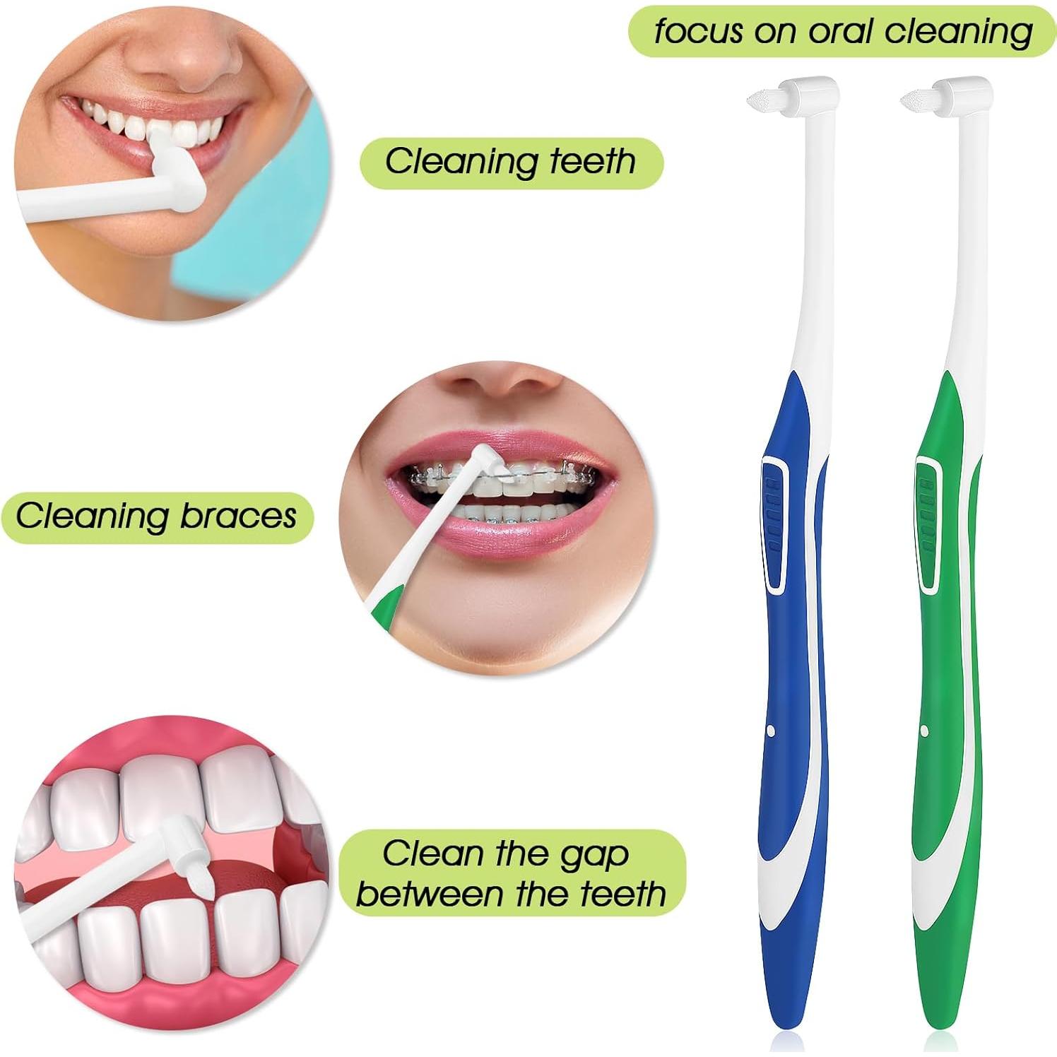 4 Cepillos Interdentales Tufted WLLHYF para Ortodoncia