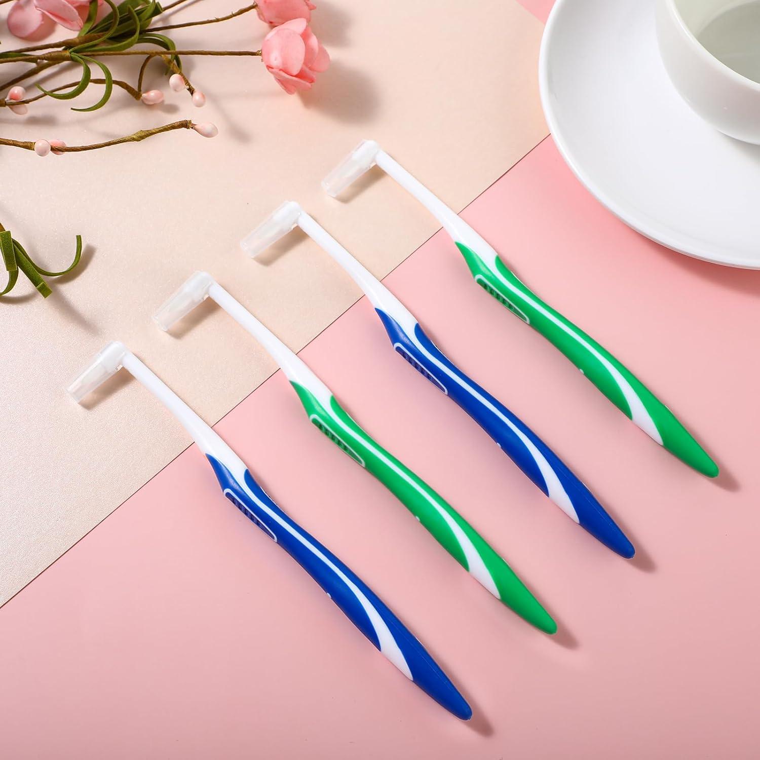 4 Cepillos Interdentales Tufted WLLHYF para Ortodoncia