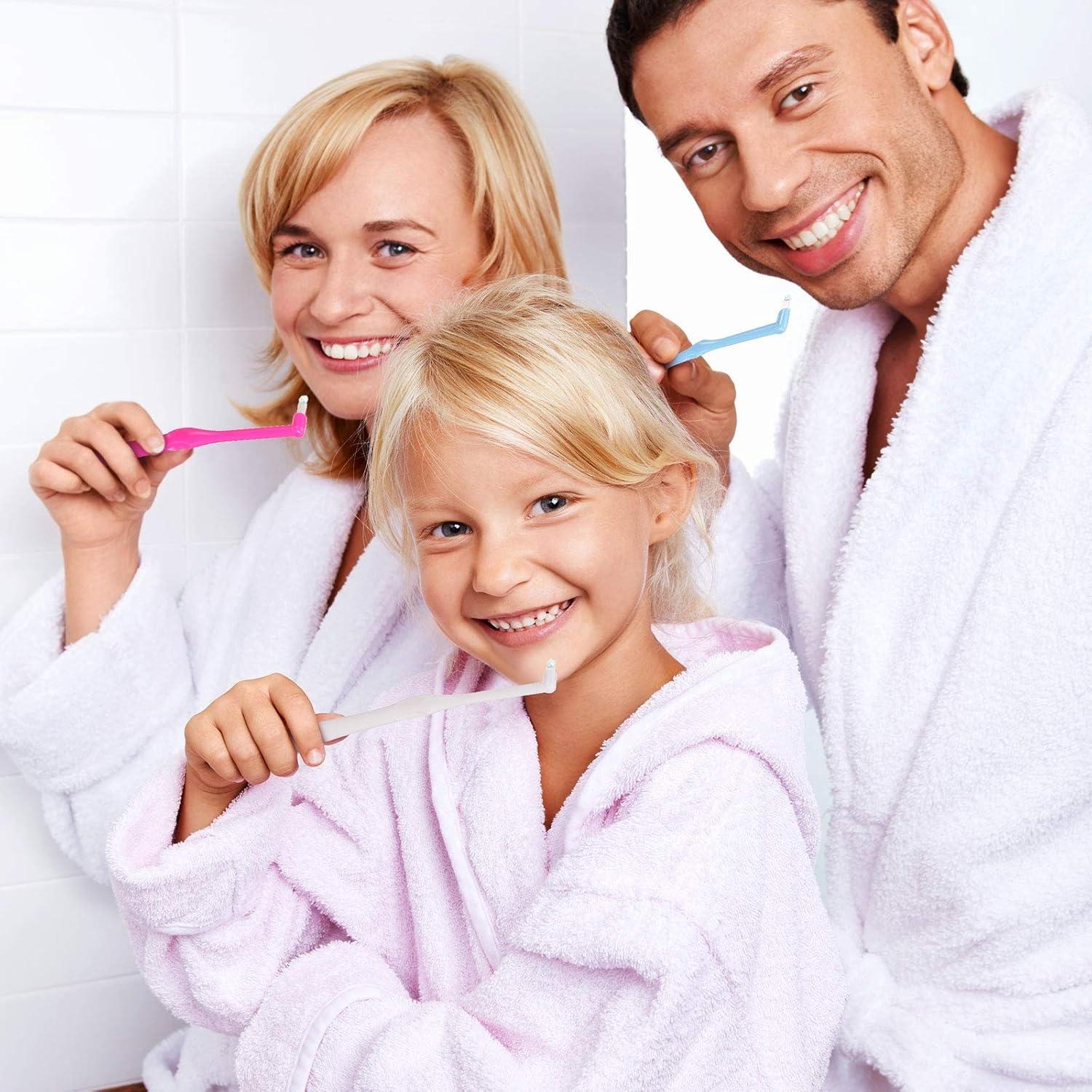 12 Cepillos Interdentales Suaves Patelai con Tapa Protectora