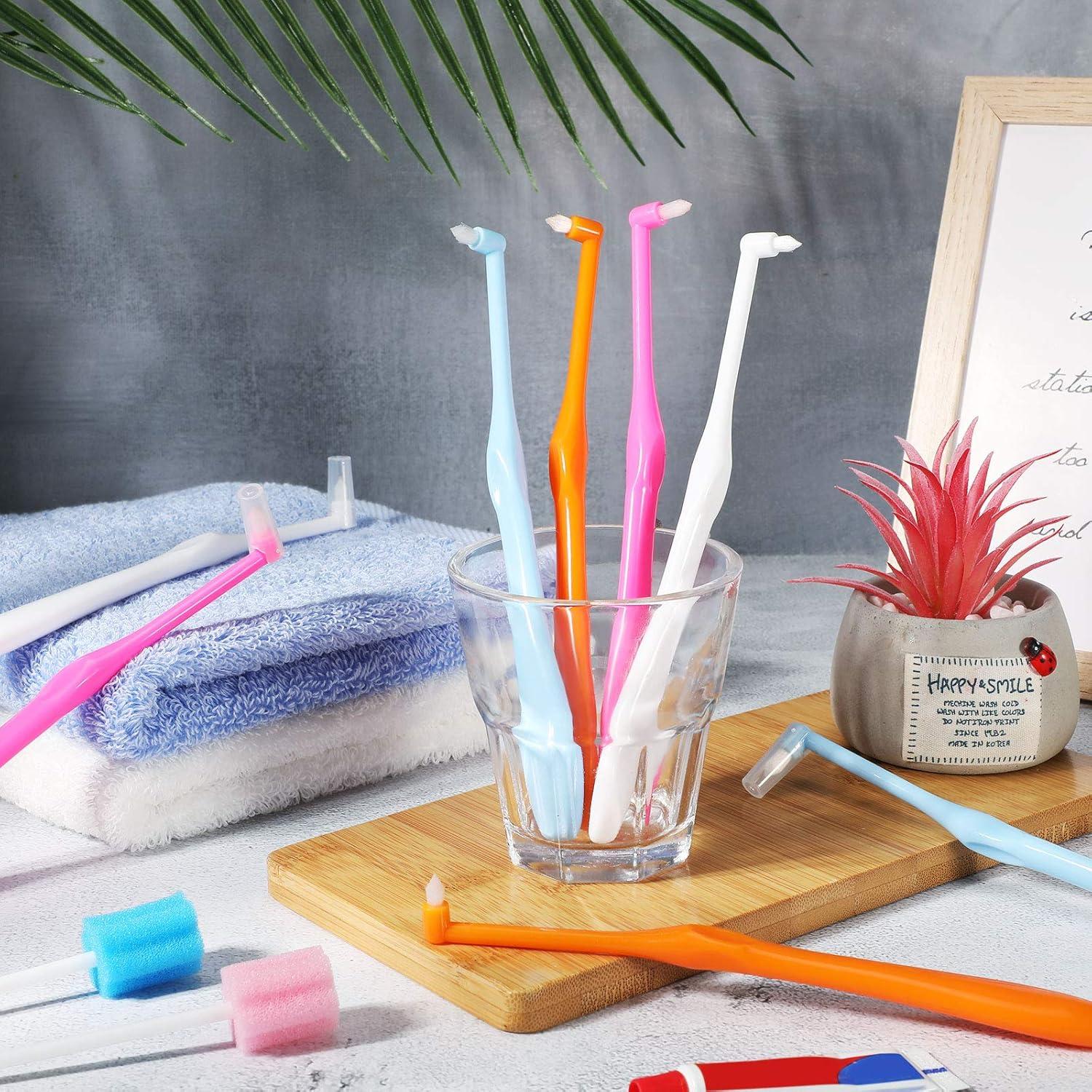 12 Cepillos Interdentales Suaves Patelai con Tapa Protectora