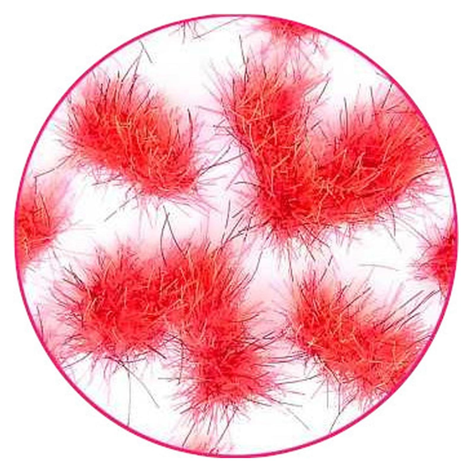 Tufts Fluorescentes Marcianos Green Stuff World Naranja 75 Piezas