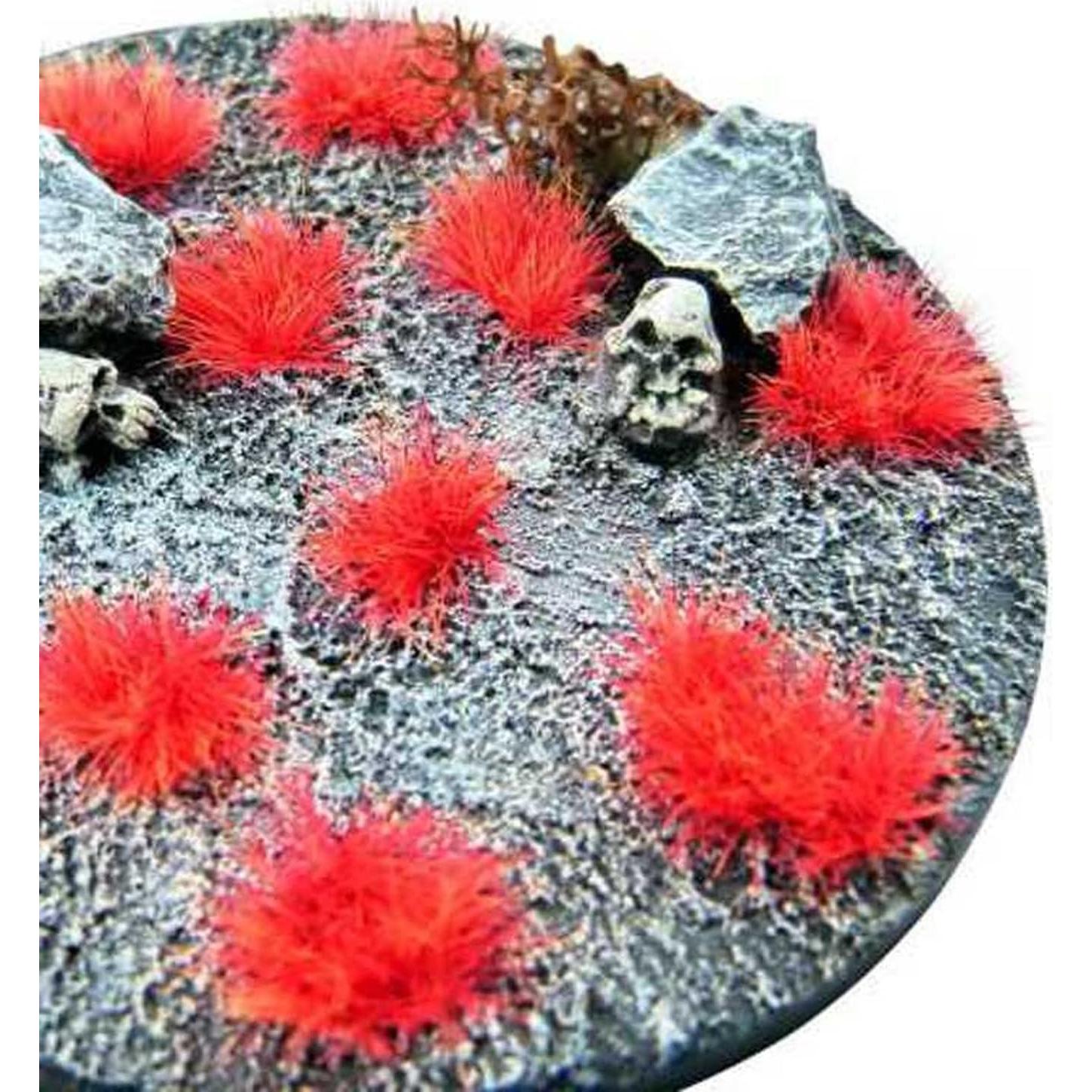 Tufts Fluorescentes Marcianos Green Stuff World Naranja 75 Piezas