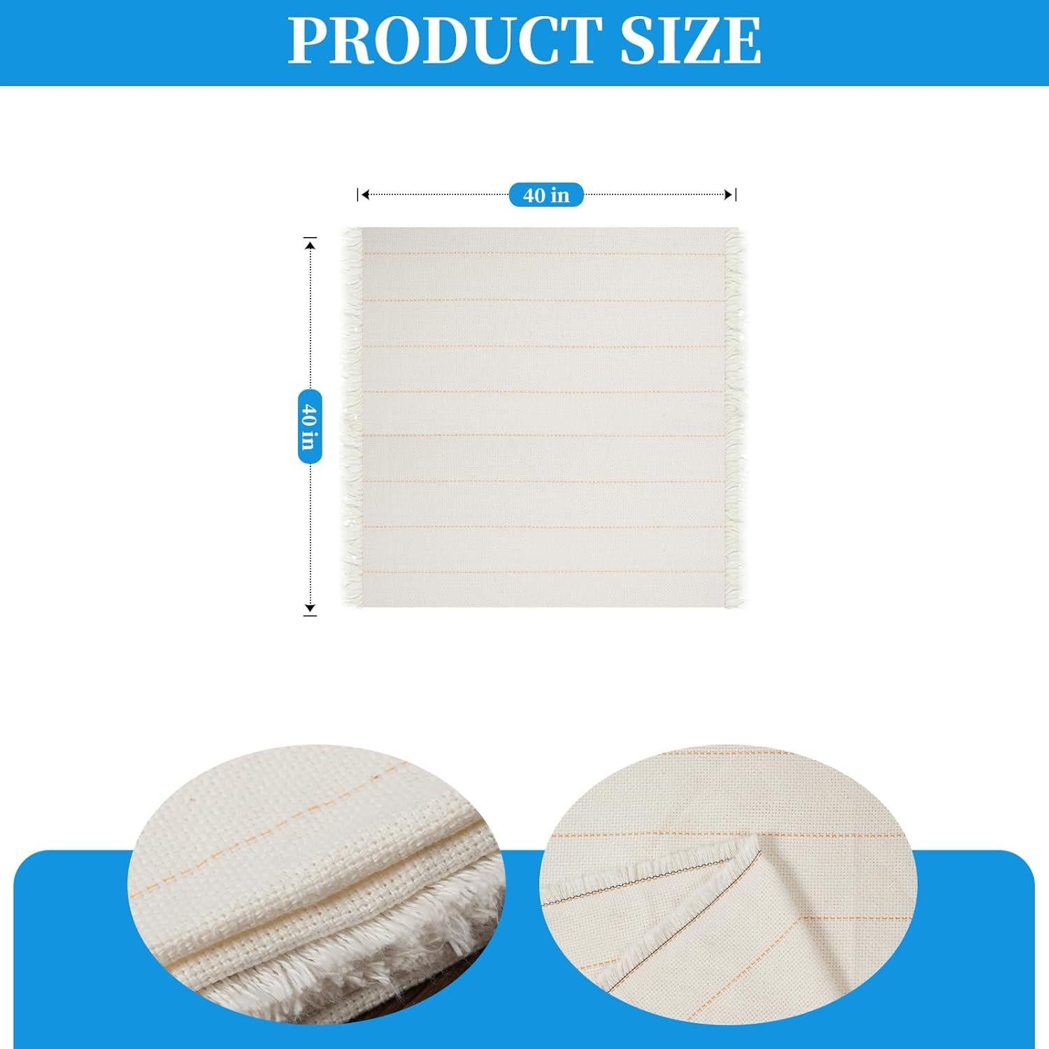 Tela de Tufting Premium Czoynife 101.6x101.6 cm con Líneas Marcadas