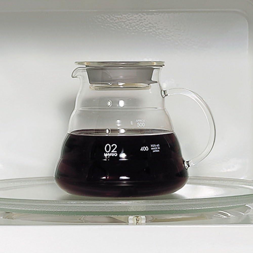 Servidor de Vidrio Hario V60 600ml Resistente al Calor