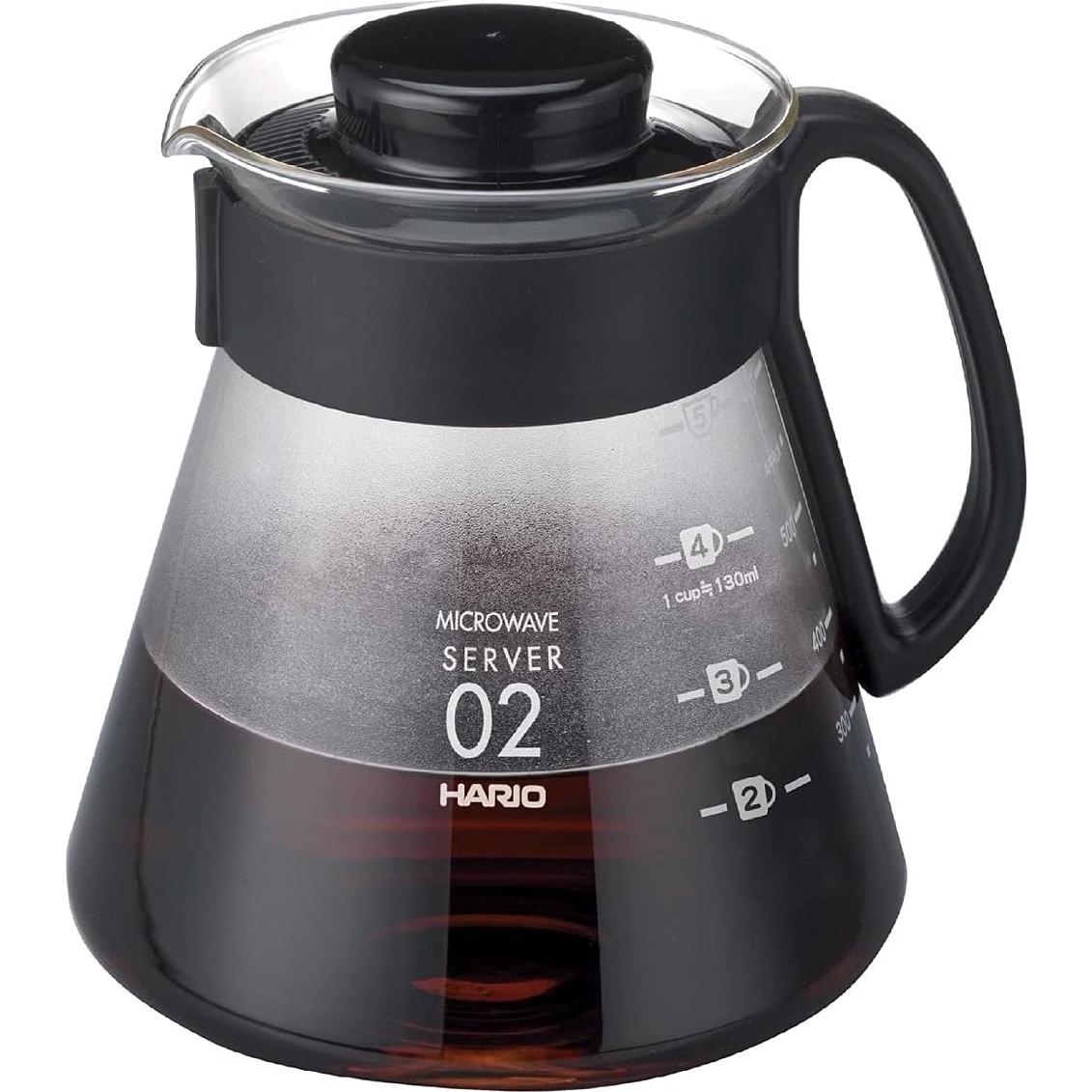 Servidor de Café Hario V60 Cristal 600ml Japonés