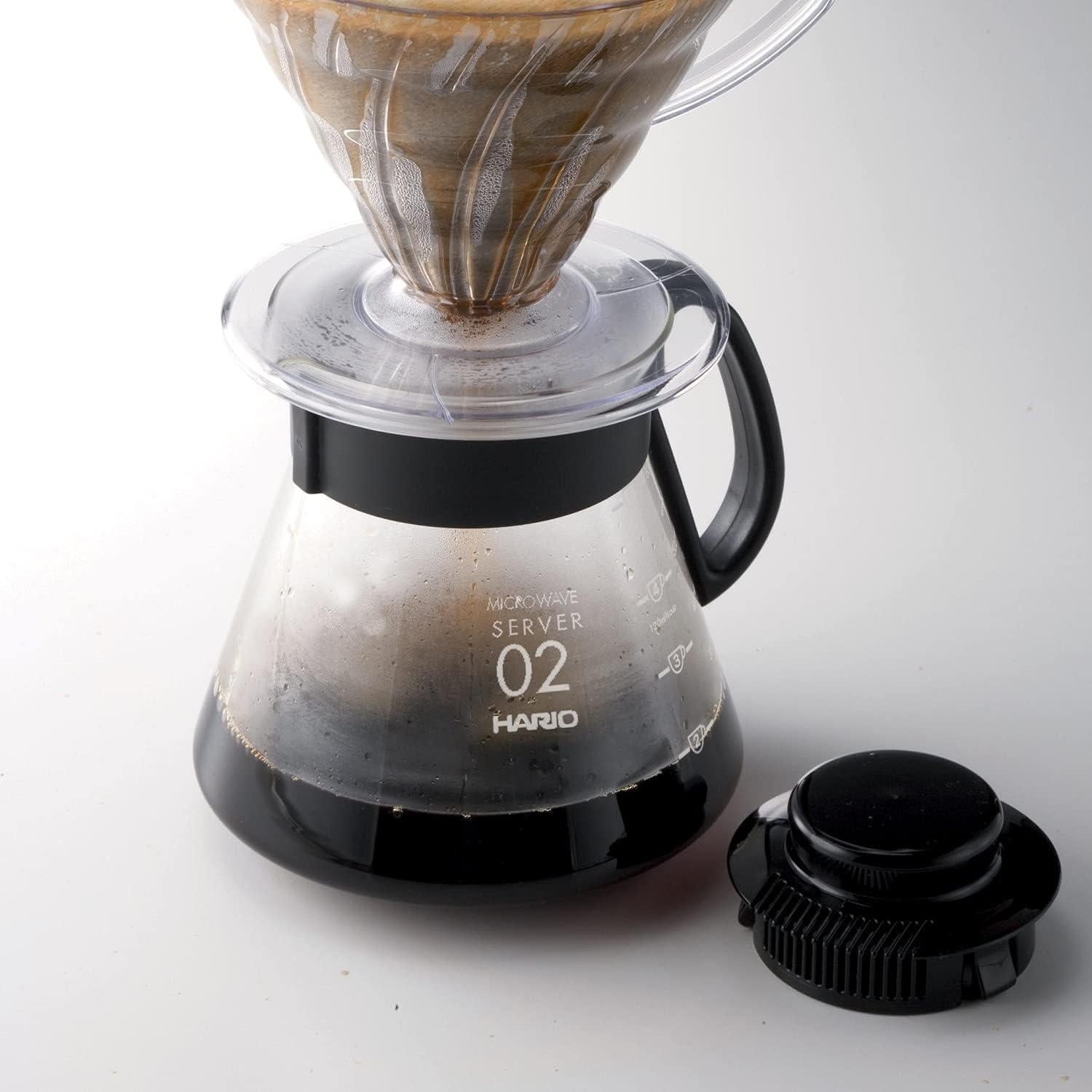 Servidor de Café Hario V60 Cristal 600ml Japonés