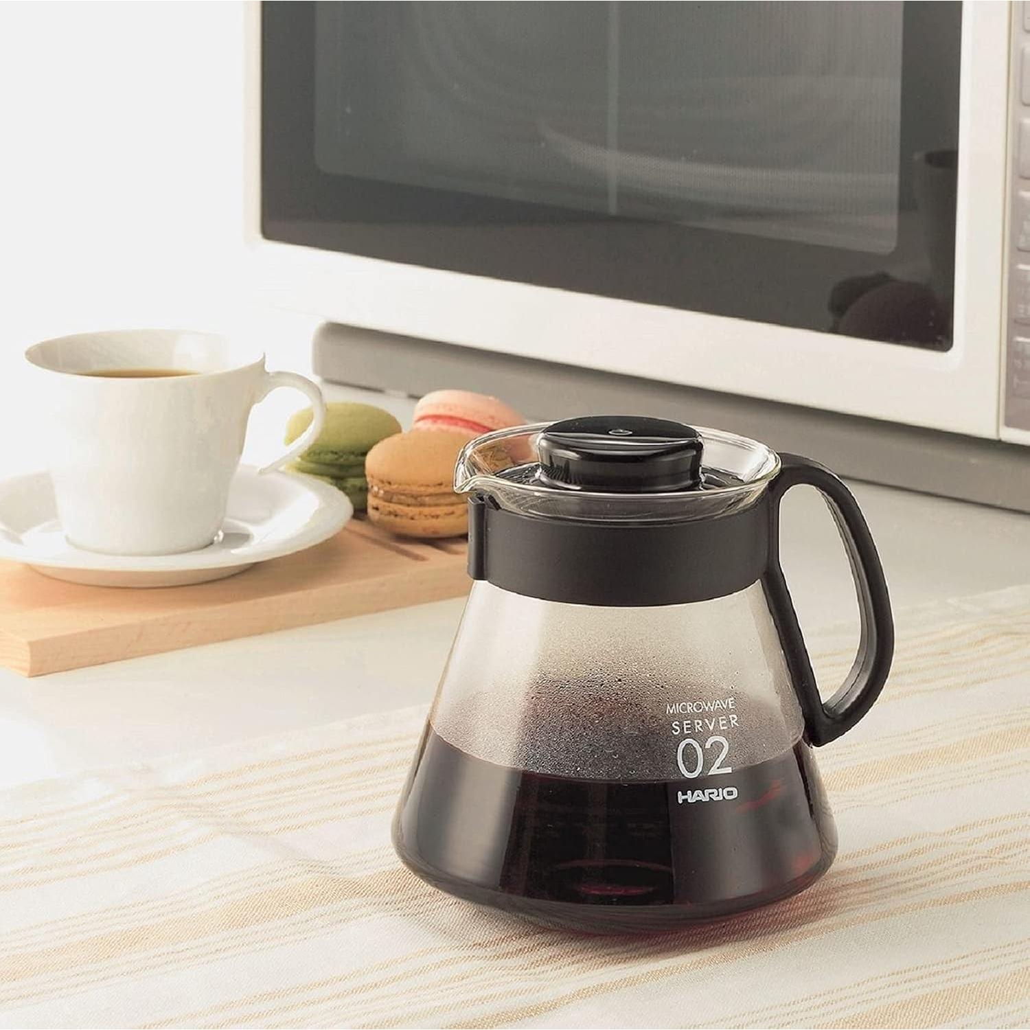 Servidor de Café Hario V60 Cristal 600ml Japonés