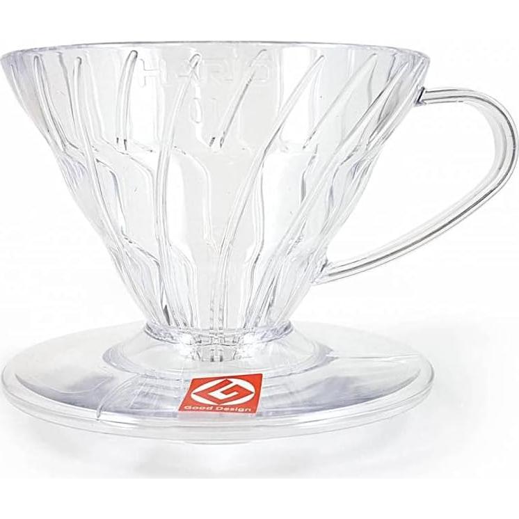 Goteador de Café Hario V60 Plástico Transparente Tamaño 01