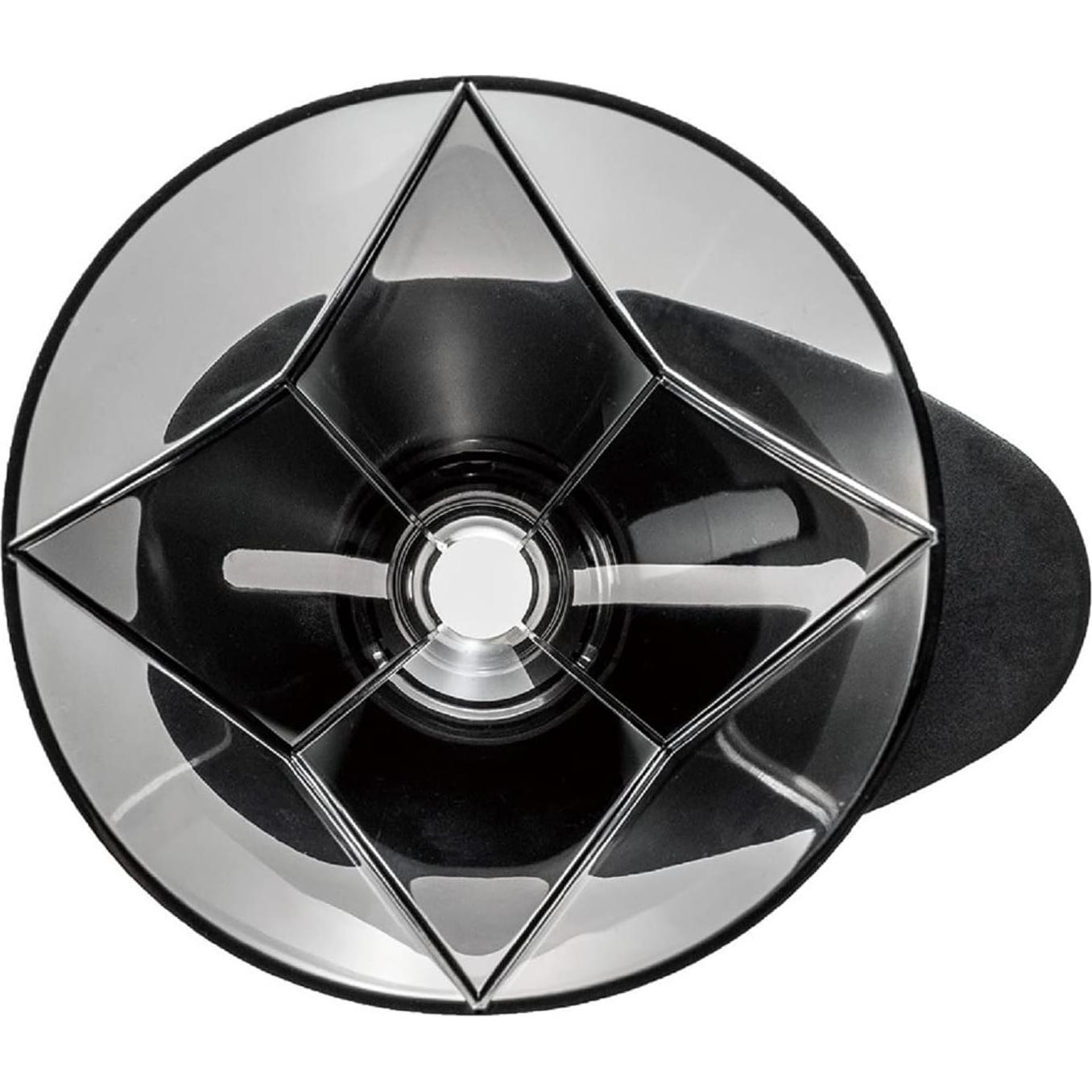 Goteador de Café Hario V60 Mugen 02 Plástico Negro Transparente