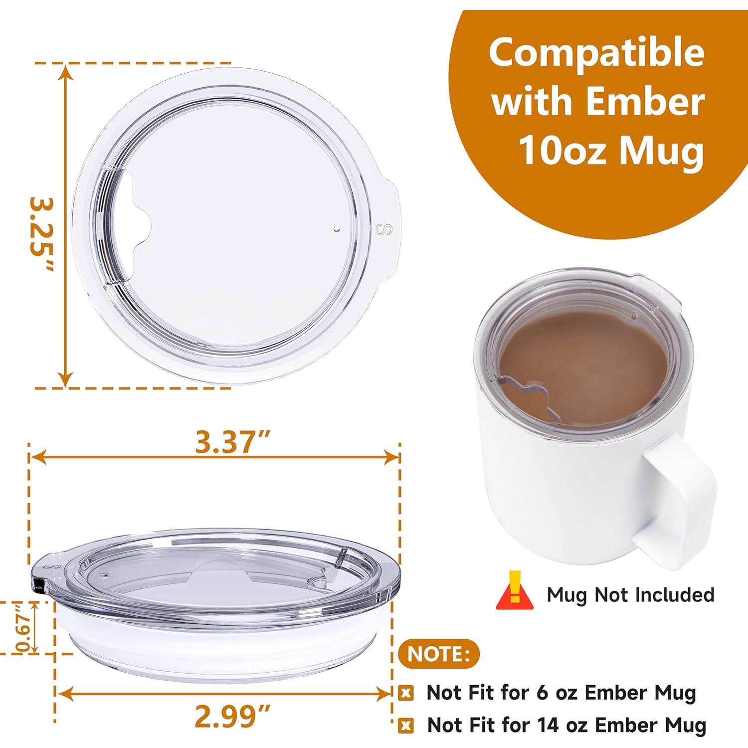 Tapa de Taza Compatible Kiicii para Ember Smart Mug 10oz